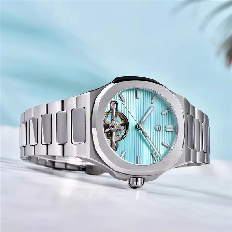 PAGANI DESIGN YS025 Automatic Men's Watches Full Stainless Steel Mechanical Wristwatch For Men Sapphire Dial Glass Waterproof