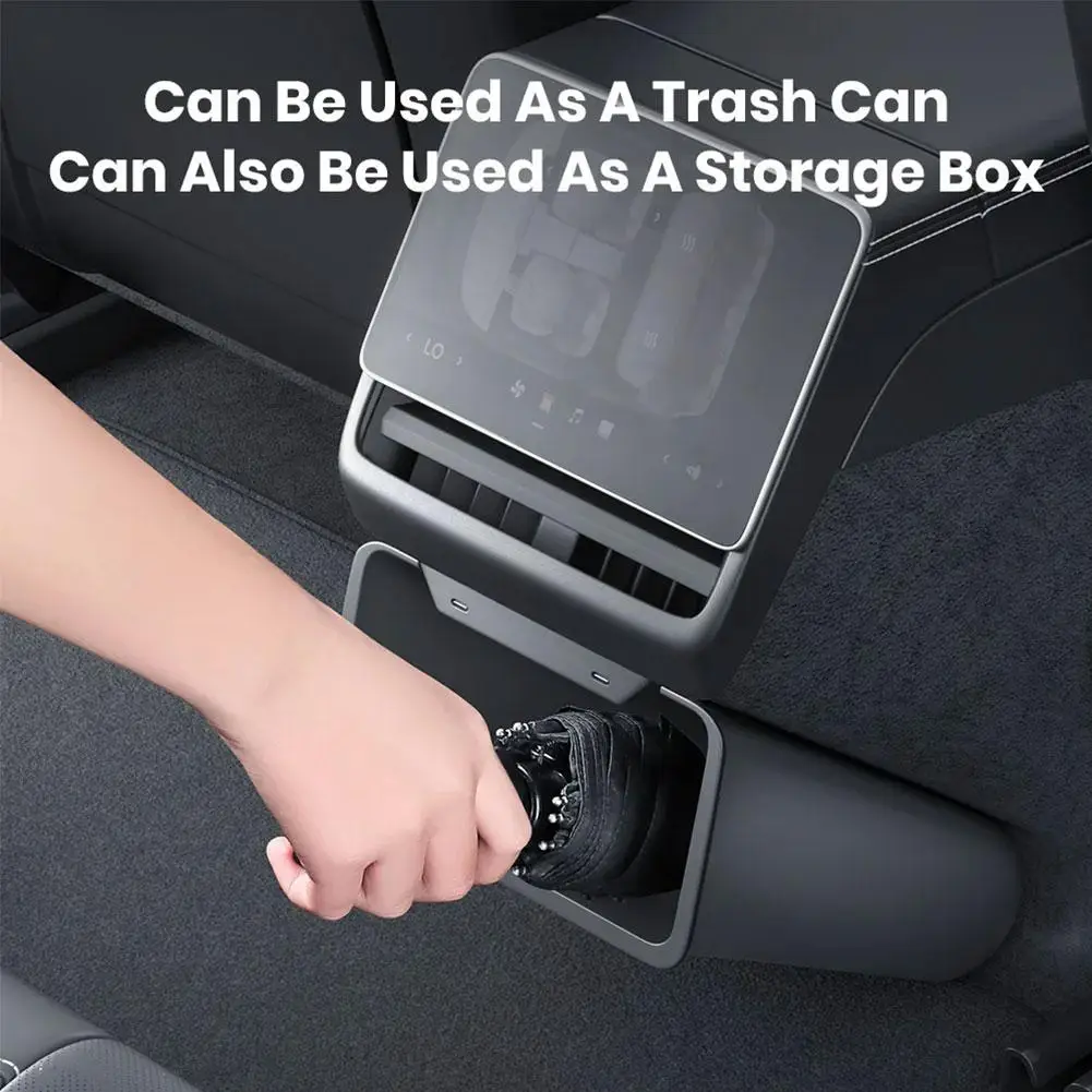 

Rear Magnetic Storage Box For The New Space-saving Car Magnetic Trash Can, Environmentally Friendly And Practical B5R6