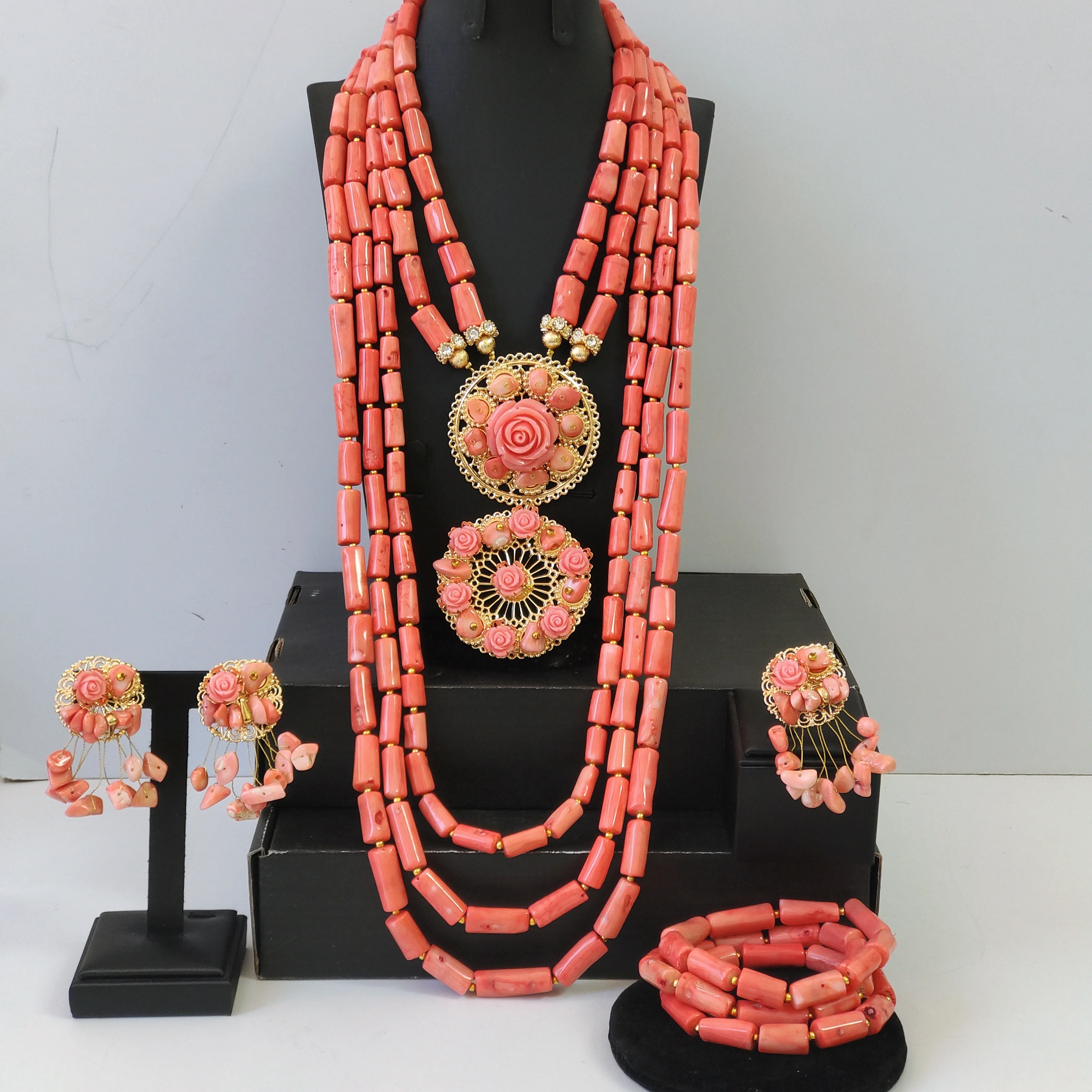 original-pink-coral-beads-jewelry-sets-nigerian-wedding-african