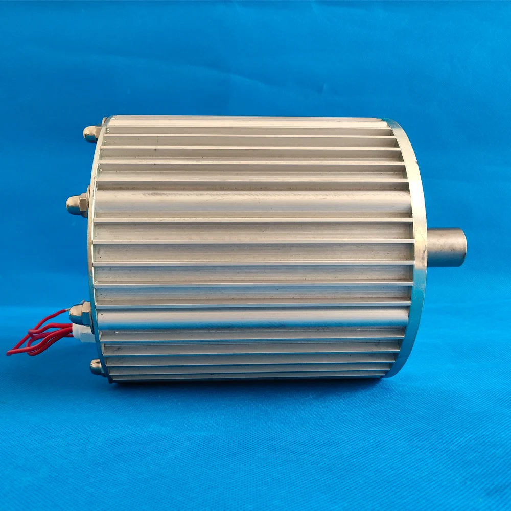 Imagem -02 - Gerador de Turbina Eólica 1kw20kw 12v380v Baixa Potência Rpm Dínamo Magnético Alternador de Turbina de Água Moinho de Energia Livre