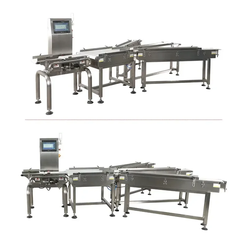 Industry Packaging Line Auto Food Conveyor Belt Check Weigher Machine