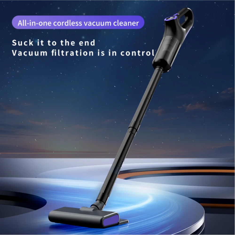 Portable Cordless Vacuum Cleaner 120W 15000PA Strong Suction USB Charging Handheld Vacuum for Household Use