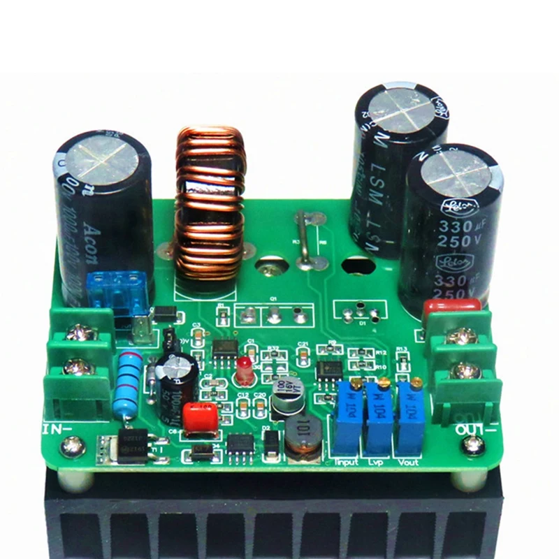 BT900W DC-DC 8V-60V To 12V-130V 15A Regulated Constant Current Boost Converter High Power Adjustable Power Supply Module