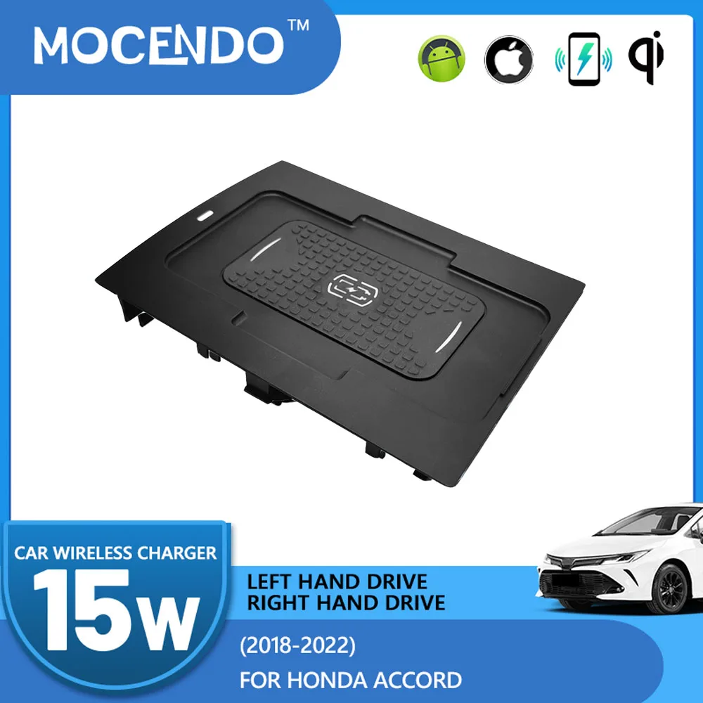 

For Honda Accord 2018-2022 Car Wireless Charger Fast Cell Phone Charging Plate Adapter Interior Modification Accessories