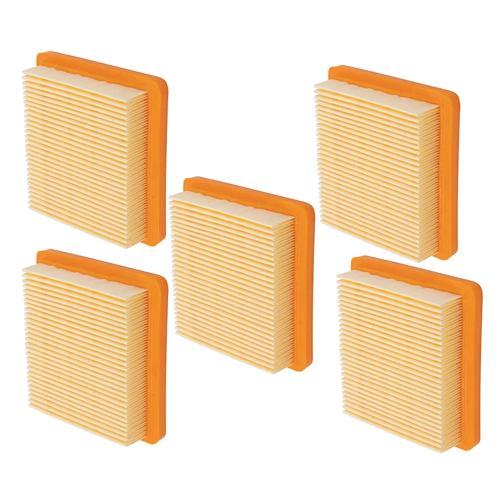 5PCS Air Filters Replacement 4180 141 0300 4180-141-0300 41801410300 For Trimmers KM91R KM131 FS89 FS91 FS111 Air Filter