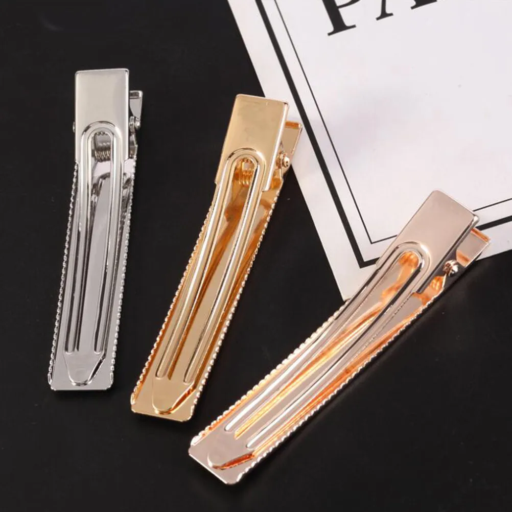 

Набор из 3 заколок для волос в форме буквы I, полированные, из гальванизированного сплава, для банкетов, свадеб и повседневной укладки