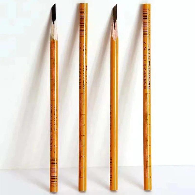 1Pc Long Lasting Black Eyebrow Pencil Shadows Cosmetics Tint Waterproof Wooden Pen Eyebrow Makeup Tools