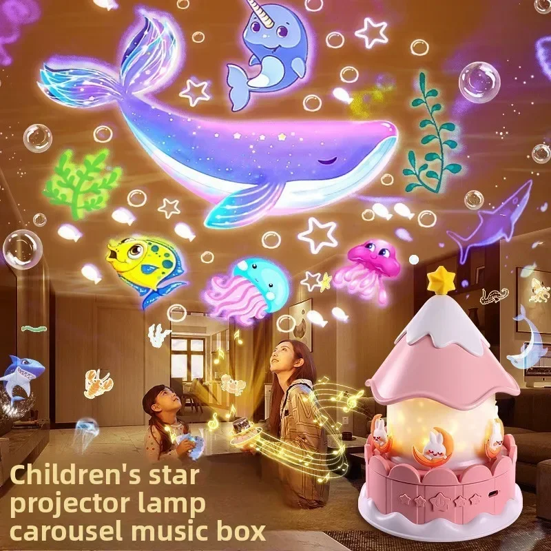 Starry Sky Projector Night Light Bedroom Light Starry Sky Atmosphere Dreamy Decoration Children's Birthday Gift