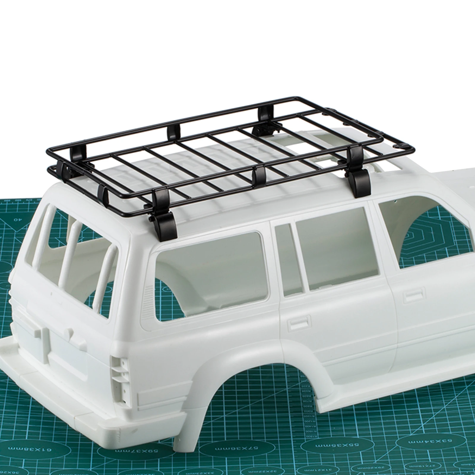 Heavy Duty Steel Tube Roof Rack for 1/10 LC80 Pajero Cherokee Wrangler Body SCX10 TRX4 Redcat GEN8 RGT 86100 RC Crawler Parts