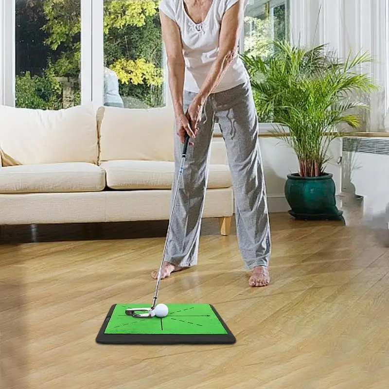 Golf Training Mat Shock Absorbing Multipurpose Golf Practice Mats Portable Golf Training Mat Golf Training Aid For Home Indoor