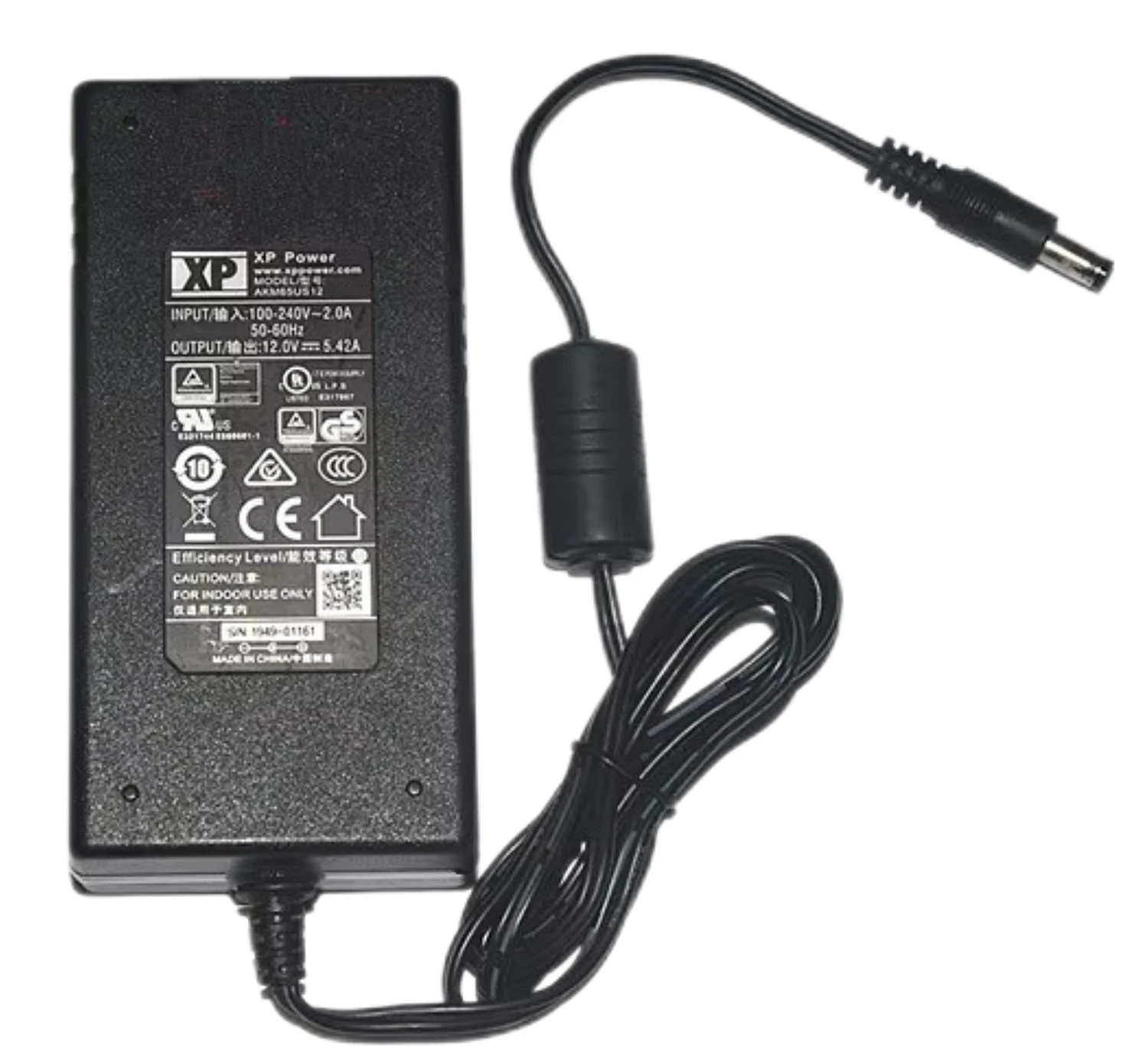 

Genuine XP Power AKM65US12 12V 5.42A 5.5*2.5mm 65W AC Adapter Charger Power Supply