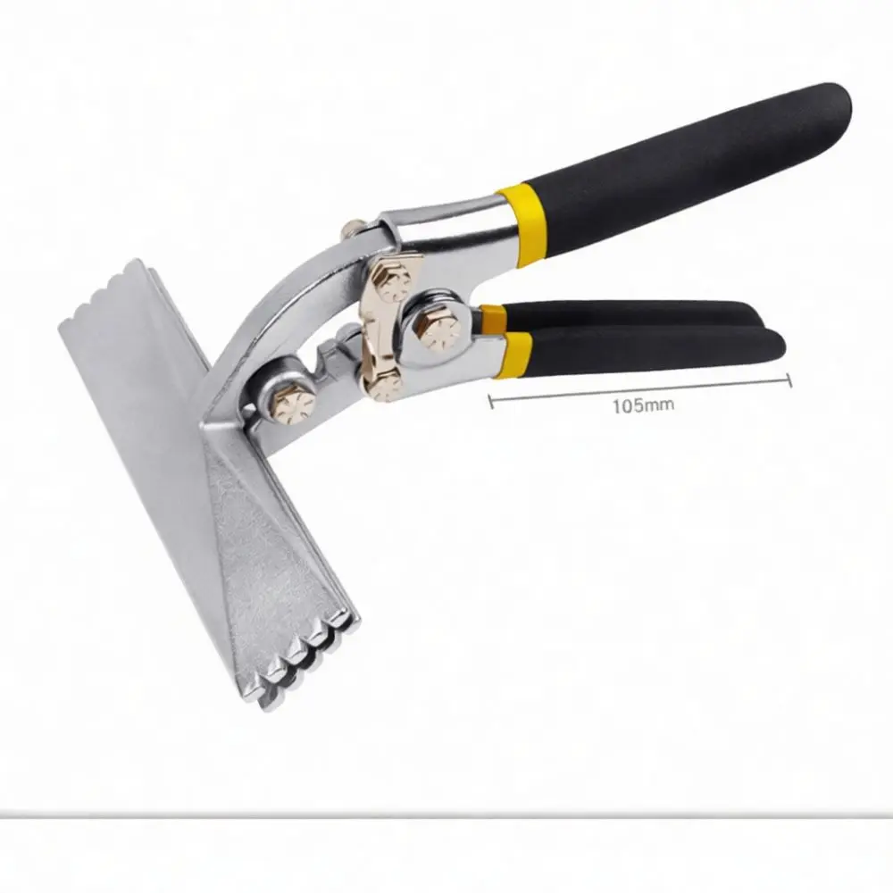 Hand Seamer Folding Plier Straight Curved Jaw Plate Bender Metal Working Manual Crimping Tool Chrome Vanadium Steel Durable