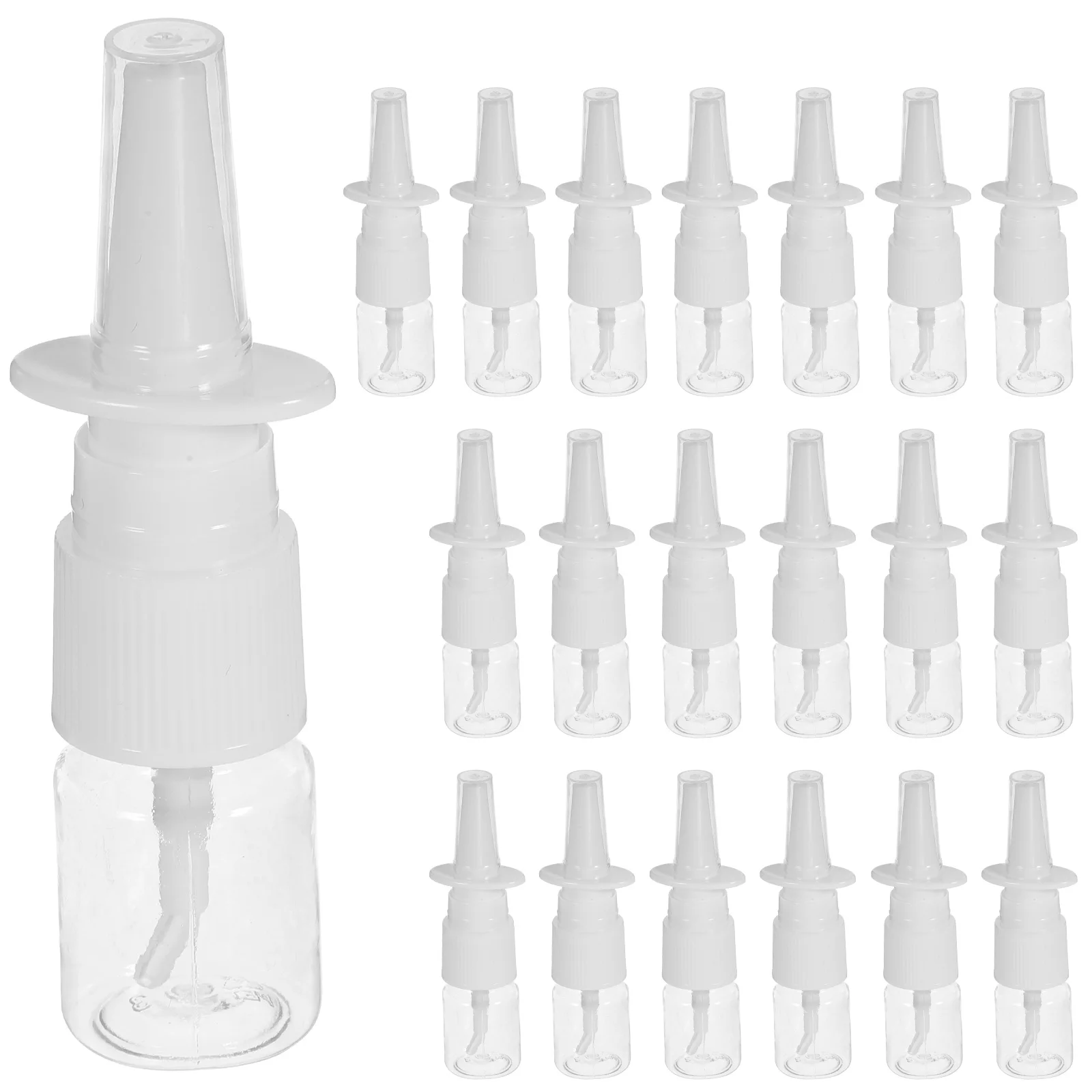 

20 pcs Spray Bottle Mini Portable Pet Transparent Plastic Bottle Thickened PET Plastic Travel Size Container For Outdoor