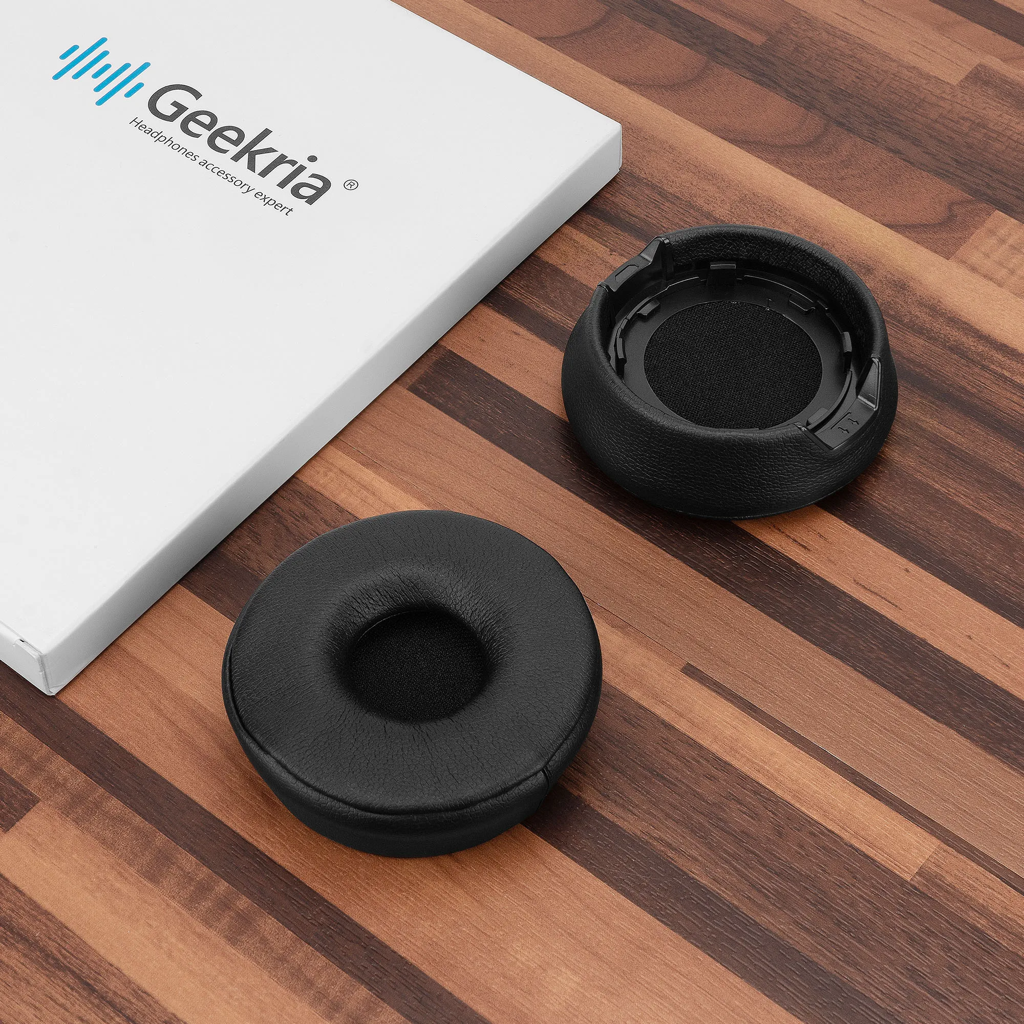 Geekria QuicFit Replacement Ear Pads for Jabra Engage55/65/75 Headphones Ear Cushions