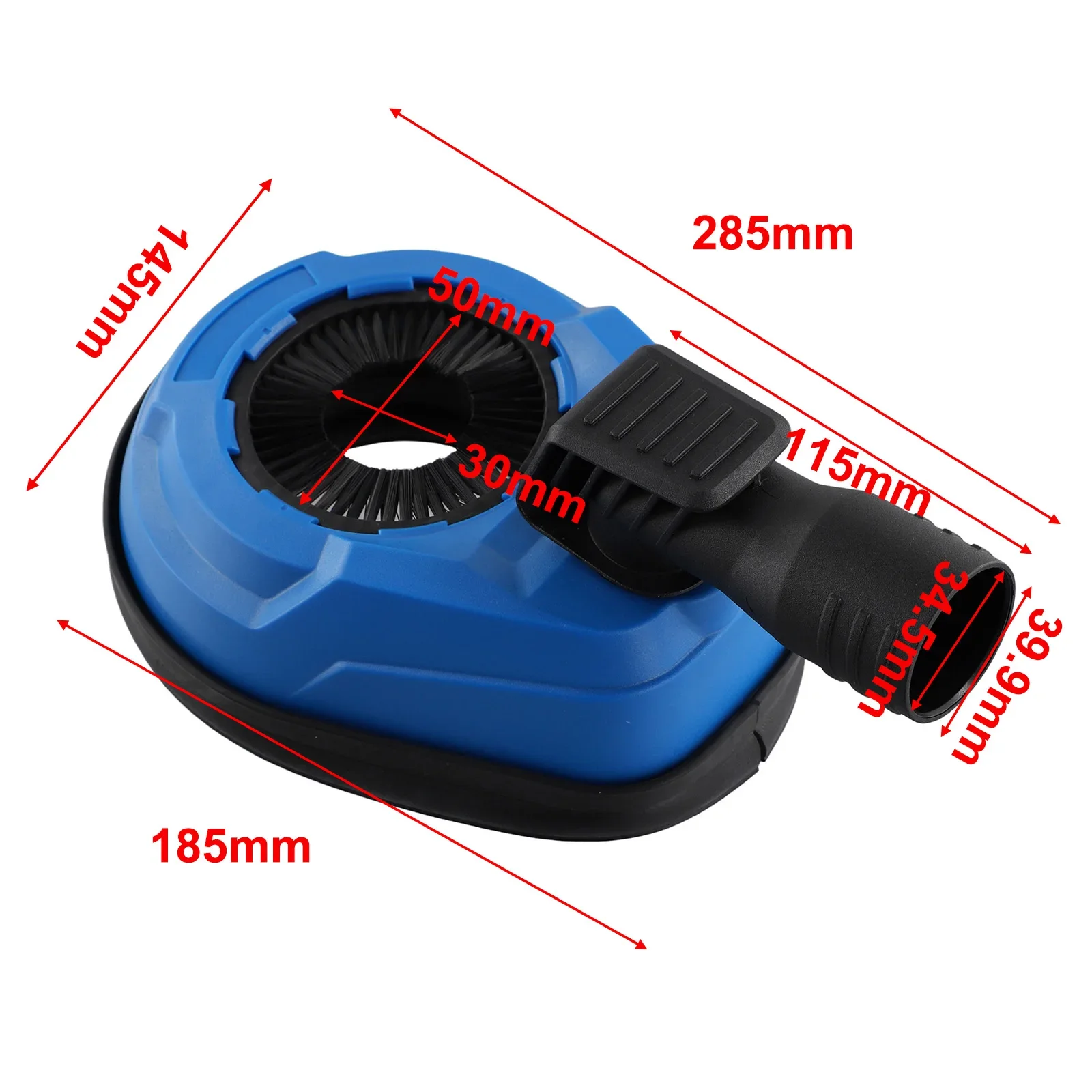 Drill Dust Cover with Vacuum Hose Adapter and Swivel Receiver for Efficient Dust Containment in Power Tool Applications view 3