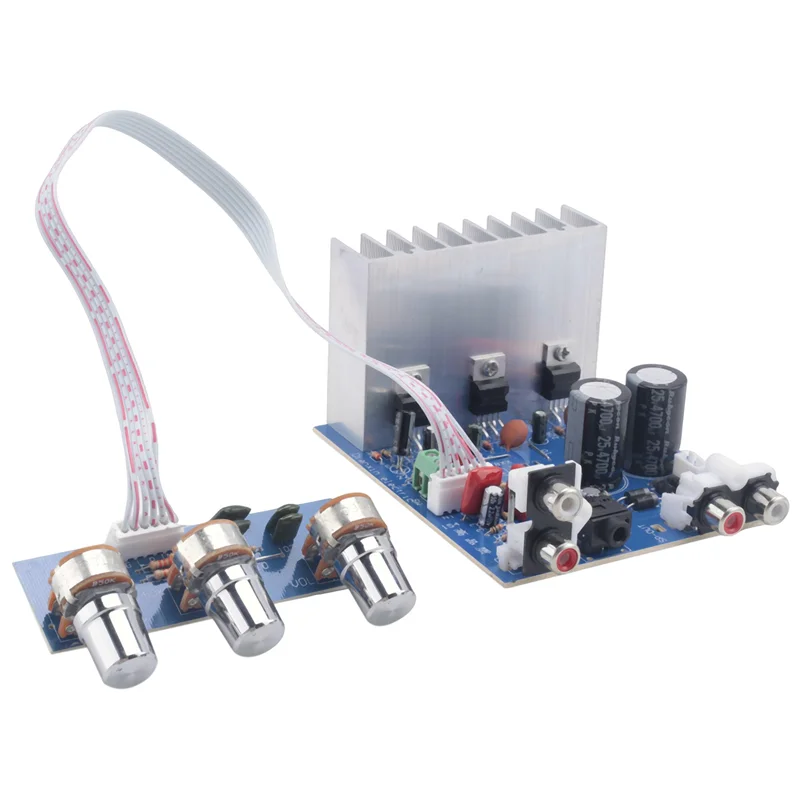 최고 거래 TDA2030 15W + 15W + 30W 2.1 채널 앰프 오디오 보드 서브 우퍼 앰프 스피커 용 베이스 출력 DIY 듀얼 AC12-15V