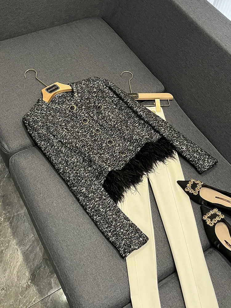 

Облегающее пальто-кардиган с пуговицей в виде головы льва, осень-зима, новый Sle для женщин, модный дизайн Ele