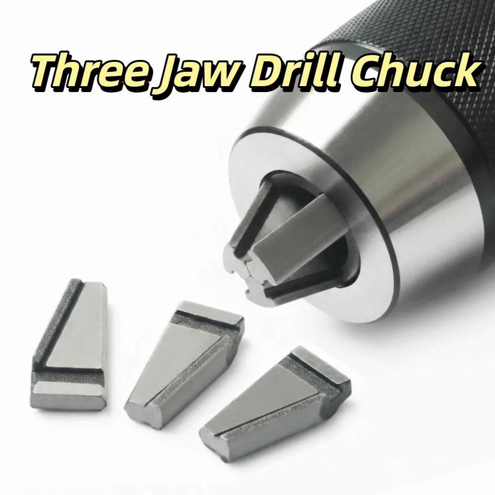 

Quenching Treatment Self Tightening Drill Chuck Automatic Clamping Three Jaw Adjustment Automatic Clamping Chuck Durable