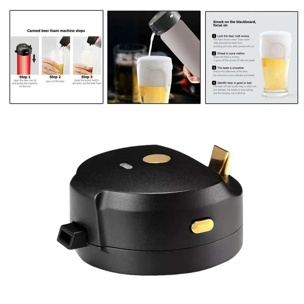 Canner Beer Foamer, Portable Canned Beer Foam Machine, Special Purpose for Maker, Foam Beer Server, Washable