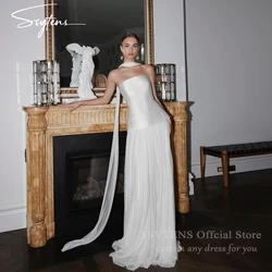 SSYTENS Customized Beach Wedding Dresses Strapless Formal Party Wedding Gowns Strapless Women Modern Civil Bridal Dress 2025