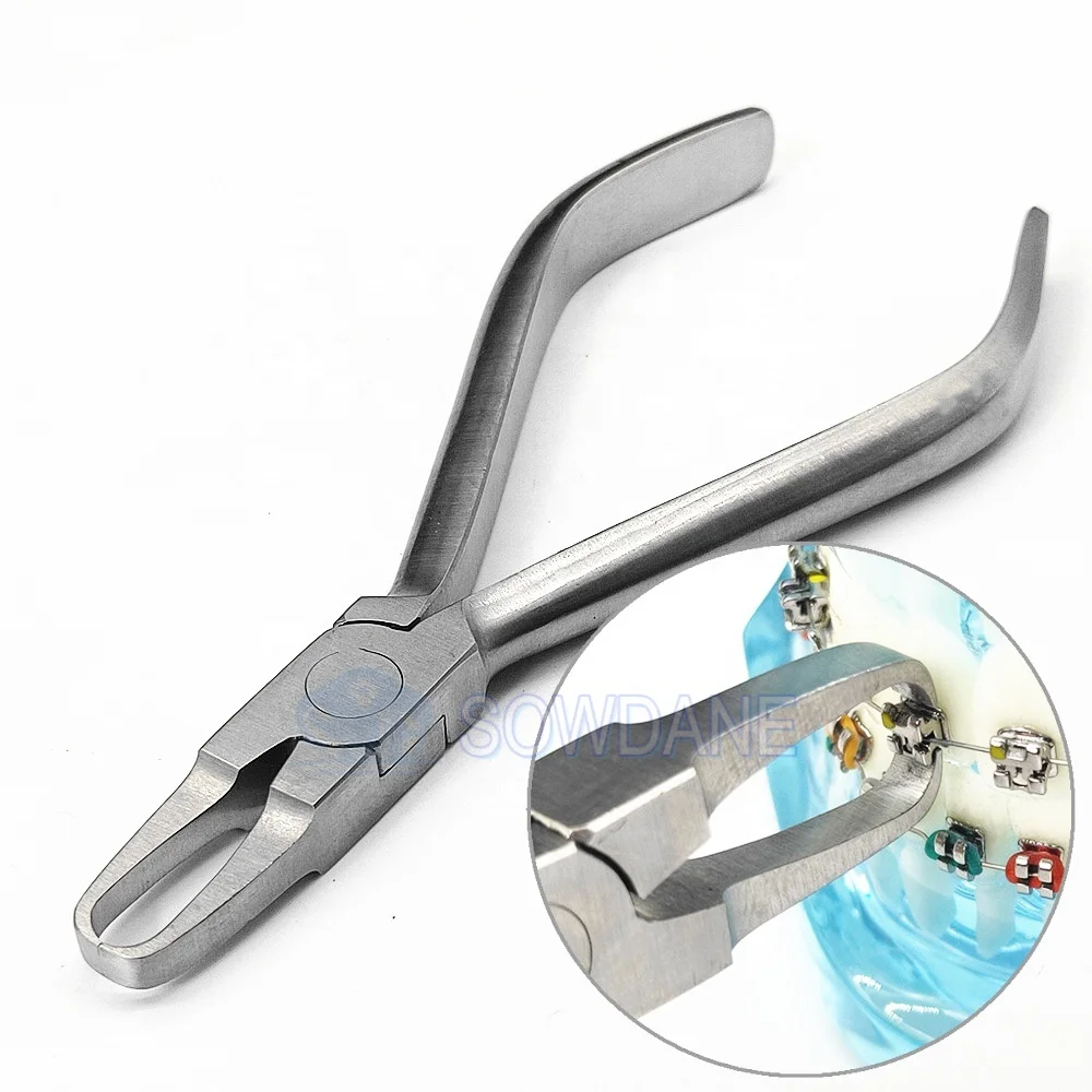 H Lab Orthodontic Brackets Removing Plier Lab Ortho Brace Bracket Remover Forcep for Anterior Lab Instruments Tool