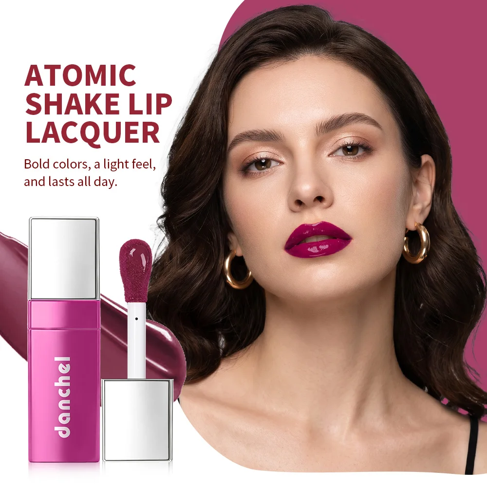 Lip Lacquer High Shine Longwear Lipstick Waterproof Kiss Proof Transfer-proof High Gloss Weightless Comfortable Liquid Lip Makeu