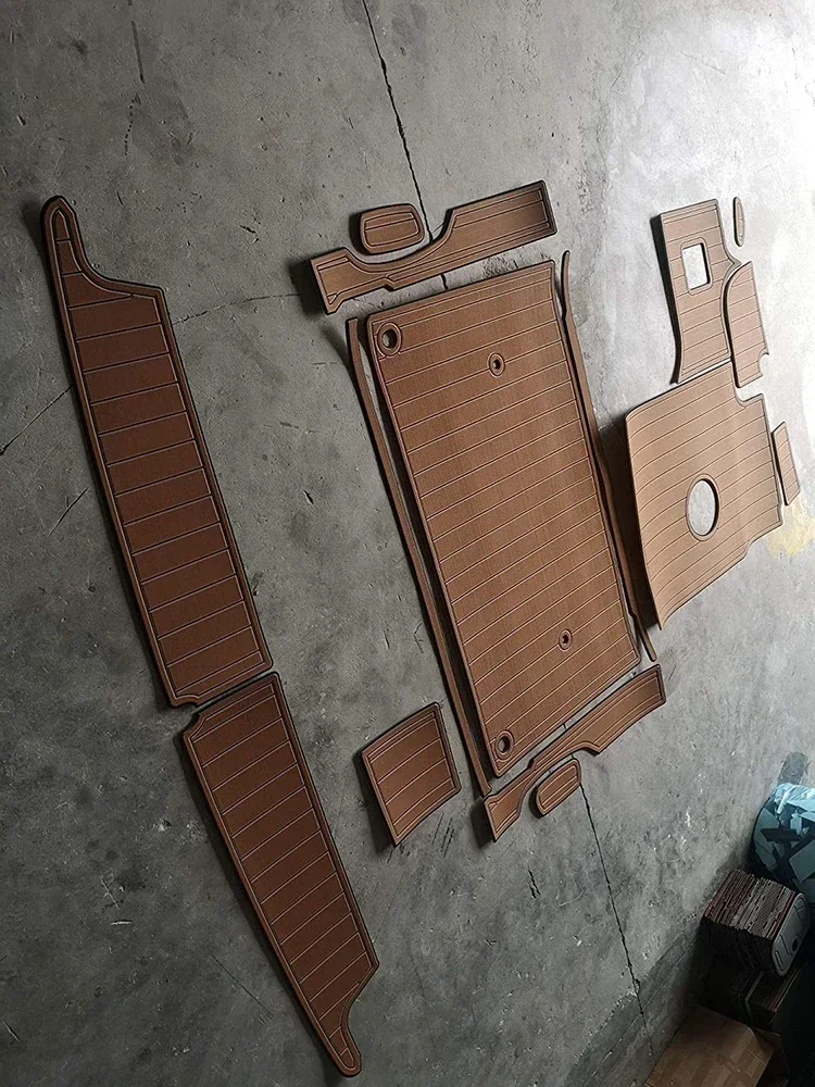 

Custom KXKZREN 1999 Bayliner 2855 Swim Platform and Cockpit Flooring Mat for Yacht/Kayak EVA Foam Decking Sheet Pads Accessory