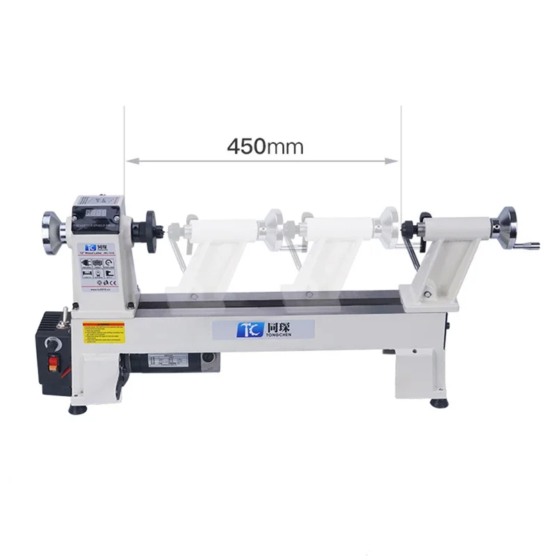 

1218VD Wood Lathe Machine Variable Speed Mini Wood Turning Lathe Machine