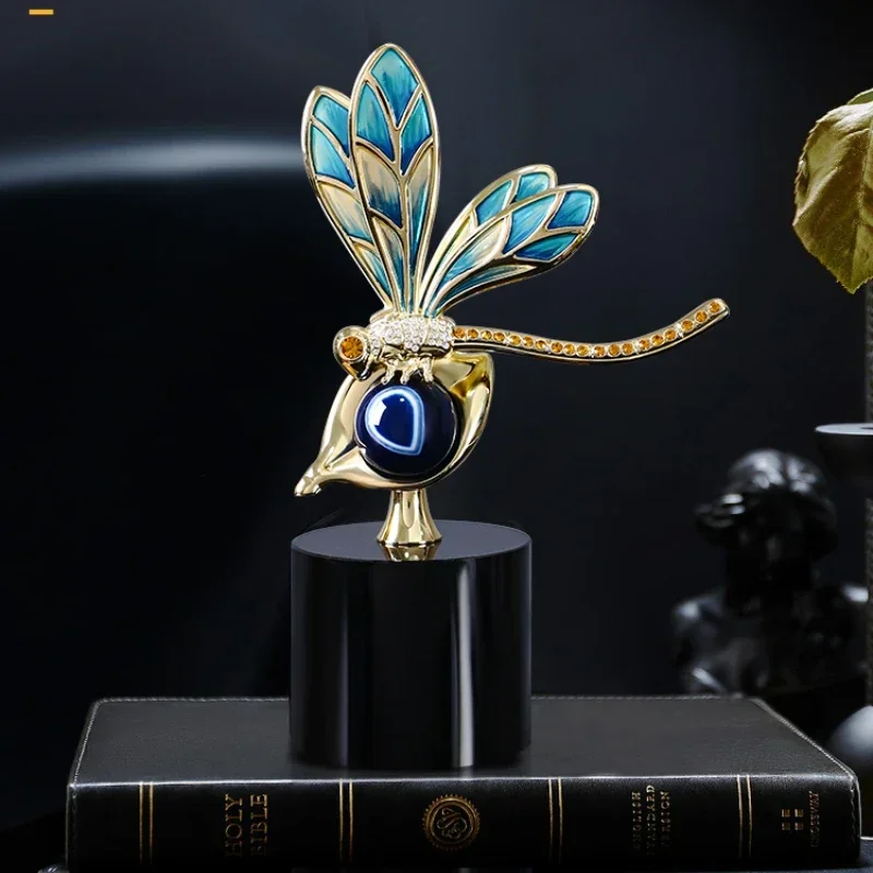 

Modern Light Luxury Enamel Color Decoration Dragonfly Decoration Living Room Home Jewelry porch Wine Cabinet TV Cabinet