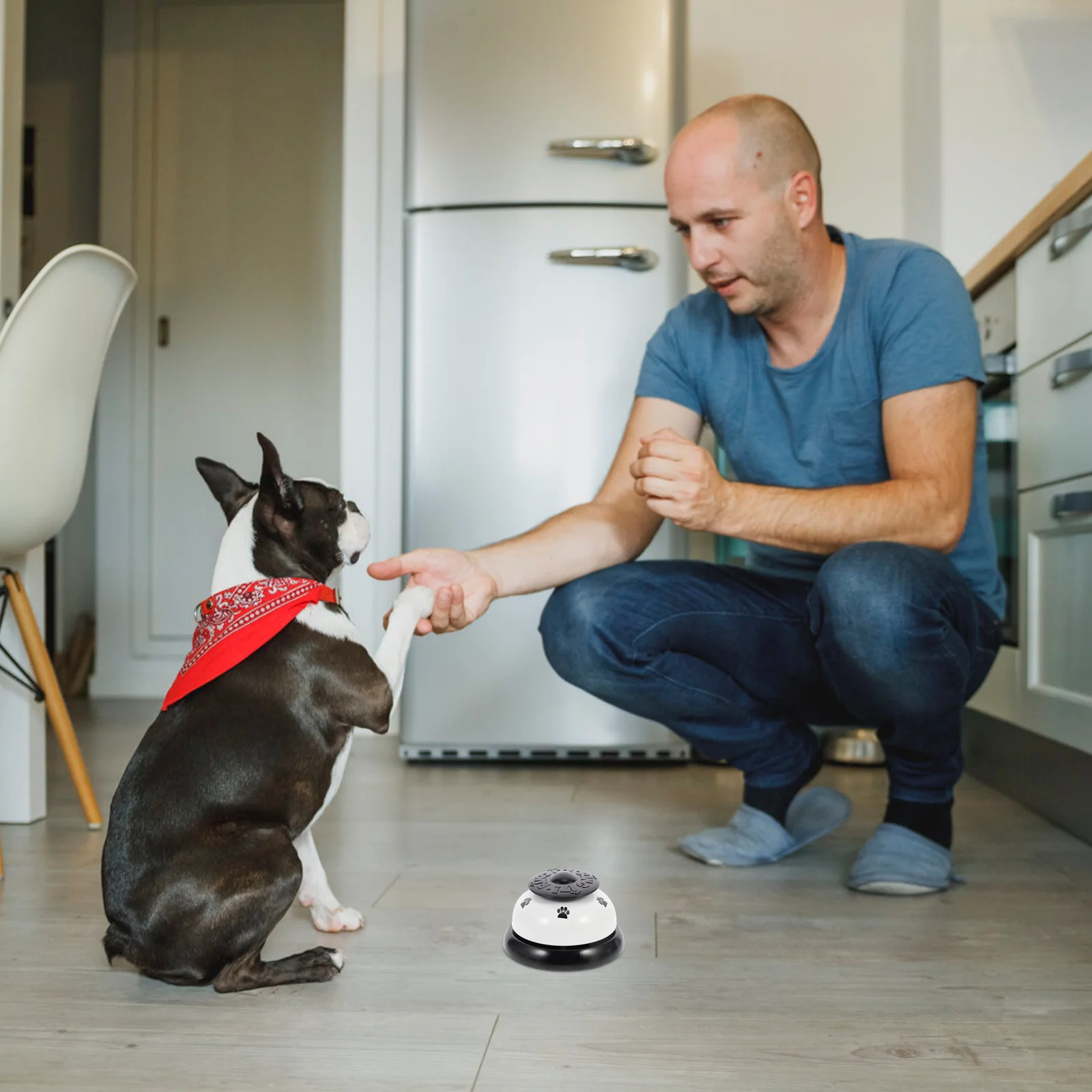 Rezeption Intelligenz Spielzeug Glocke Tür Metall Welpen Haustier Töpfchen Training Glocken