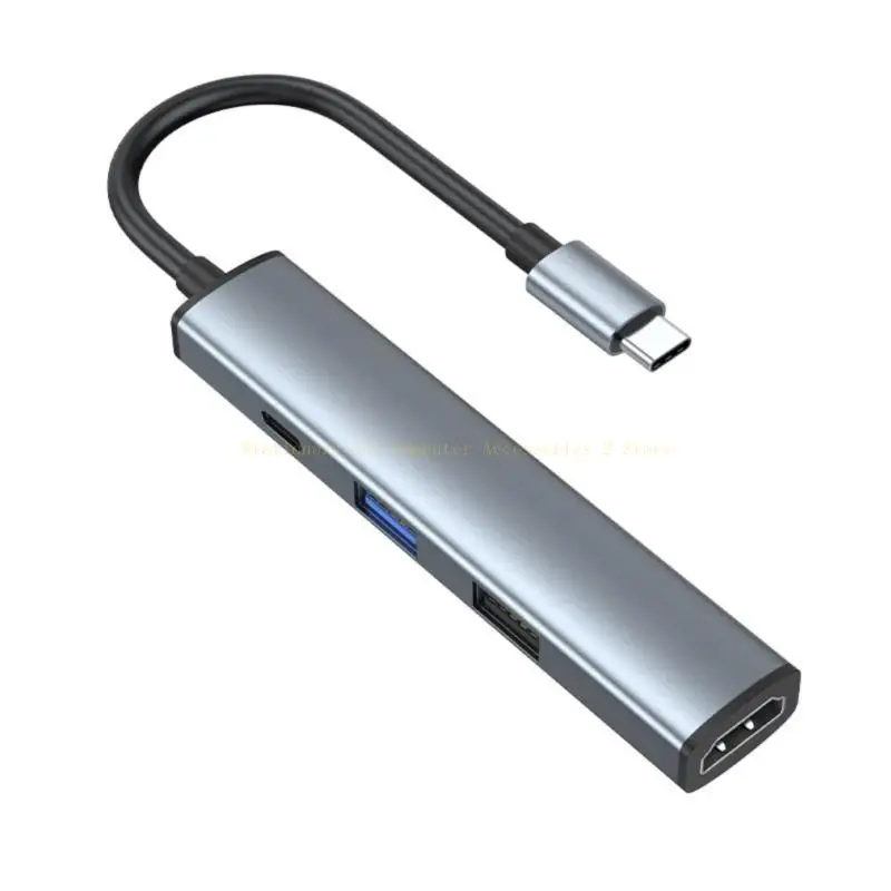 

Зарядка 100 Вт 3/4 порта Hubs 4K HDTV Вывод USB3.0 Док -станция передачи данных