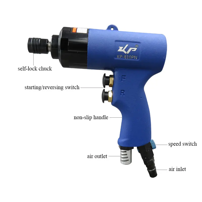 KOPO Air Screwdriver 1/4 Inch Pneumatic Screw Driver Air Tools for Furniture Installation Appliance Maintenance