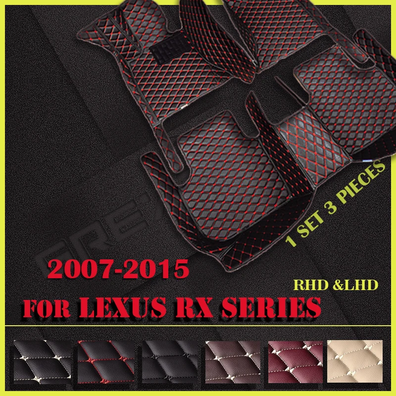 

Car floor mats for LEXUS RX series 2007 2008 2009 2010 2011 2012 2013 2014 2015 Custom auto foot Pads automobile carpet cover