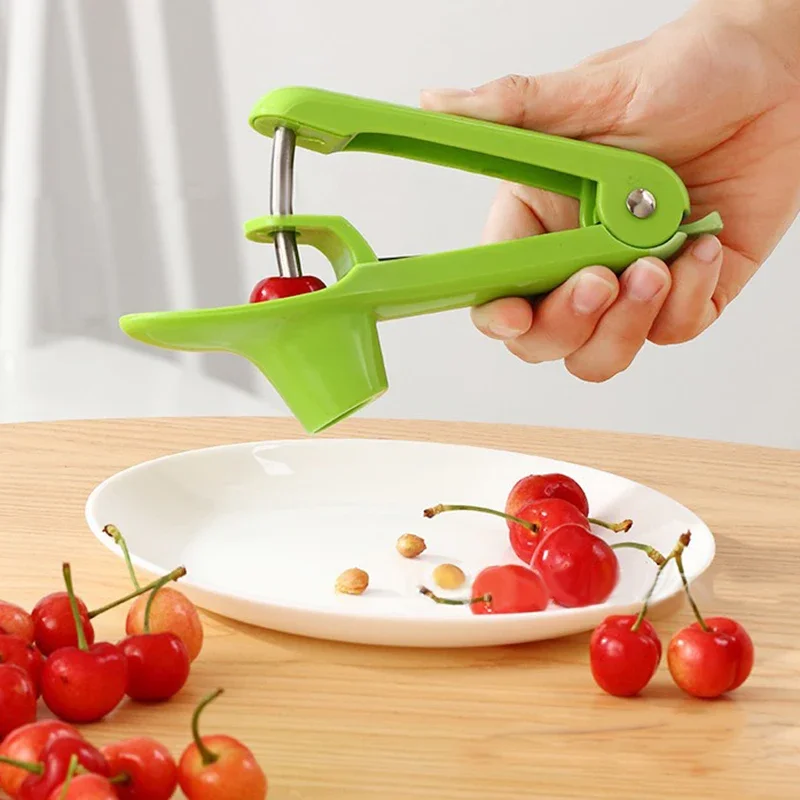 Household Cherry & Red Date Pitting Clip Tool Hawthorn Fruit Core Remover Digging Corer Kitchen Gadget