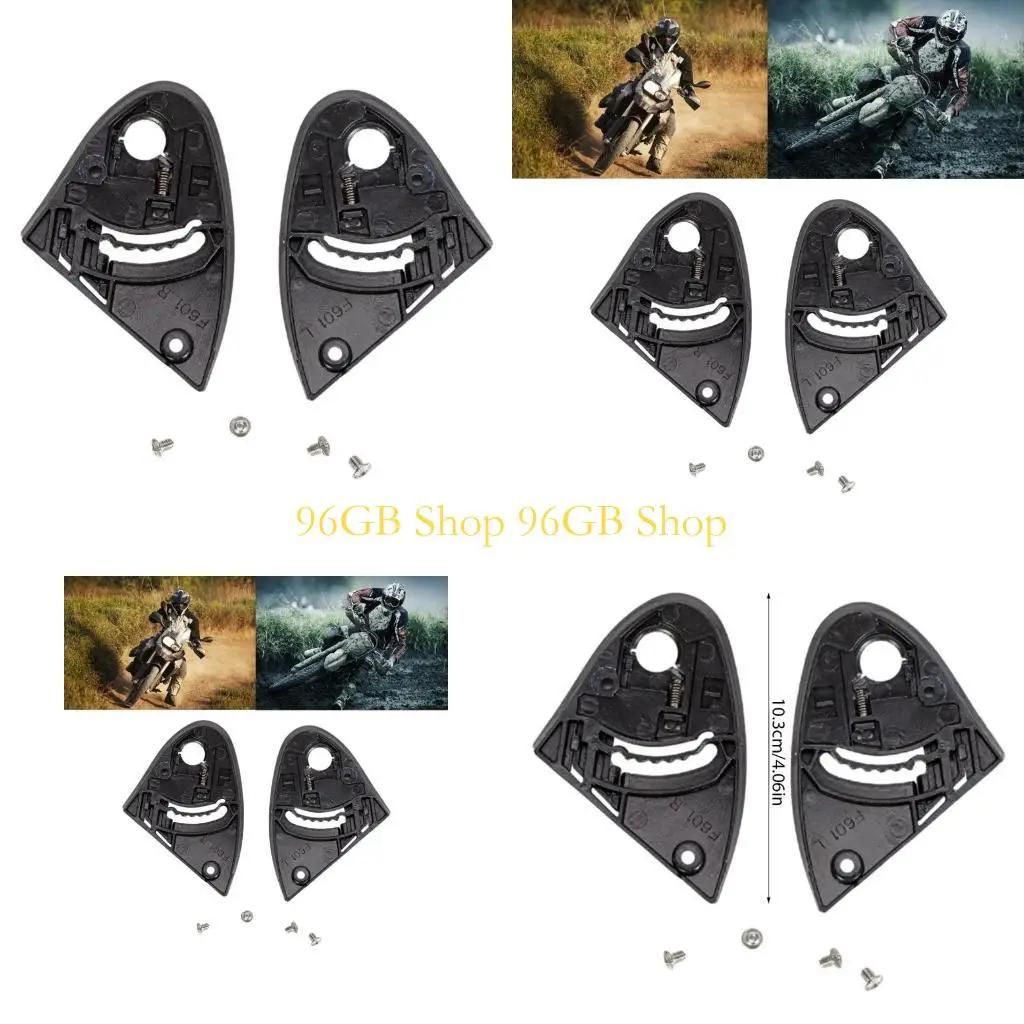 

96 ГБ 1 пара козырьков для шлема, щитки для лица, экран, монтажная база, держатель для линз, совместимый для мотоцикла GXT601