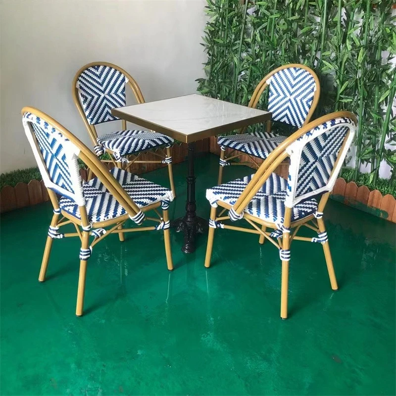 Outdoor tables and chairs rattan chairs three-piece outdoor open-air leisure balcony small coffee table and chairs