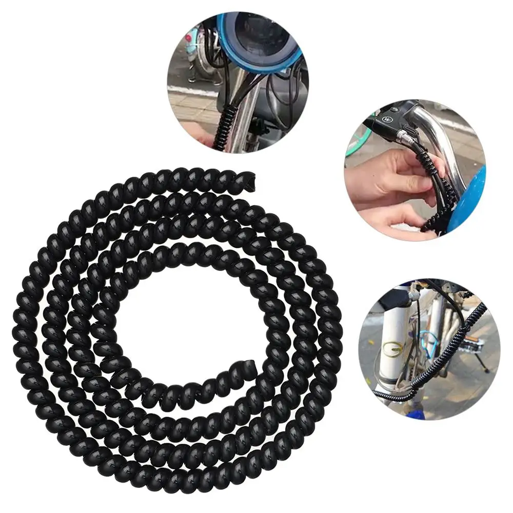 Accessories 90cm Brake Cable Cover for Ninebot M365 Winder Organizer Elastic Spiral Wire Winding Protection Line Cable