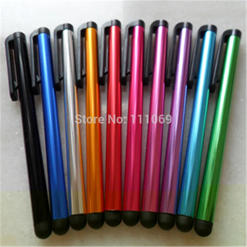 Wholesale cheap Mini Pens screen stylus touch pen with clip for iphone 4s 5 6 Plus iPad mini iPad iPod touch for samsung