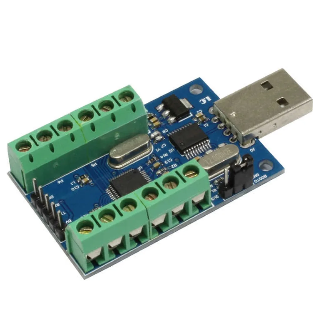 STM32F103C8T6 Chip USB Interface 10 Channel 12Bit AD Sampling Data Acquisition Module STM32 UART Communication ADC Module
