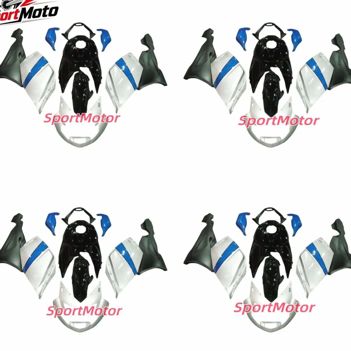 Custom Compatible with BMW K1200S 2005-2008 Motorcycle Plastic Shell Body Fairing Panel Kit Set K1200 S 2006 2007