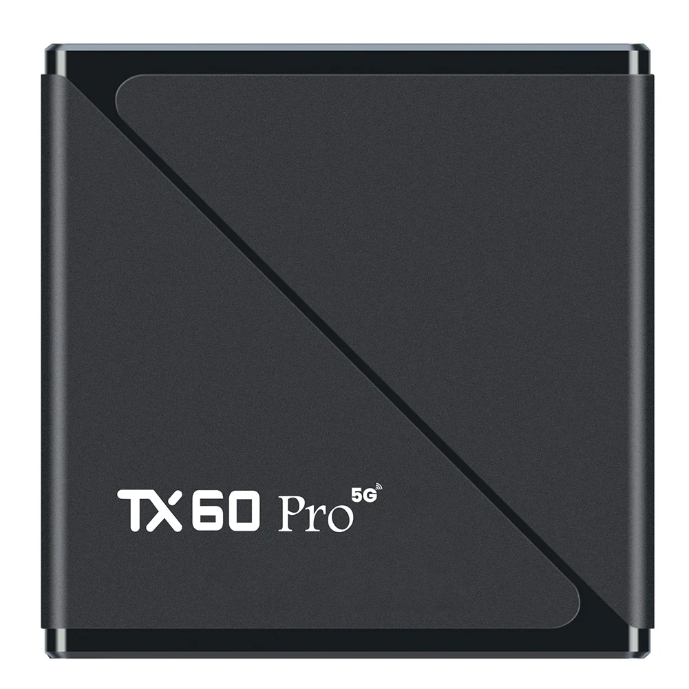 Android 16 Smart TV Box Allwinner H313 Quad Core 2.4G e 5G Dual WiFi6 Lettore multimediale Set Top Box Telecomando vocale digitale 16G 256G