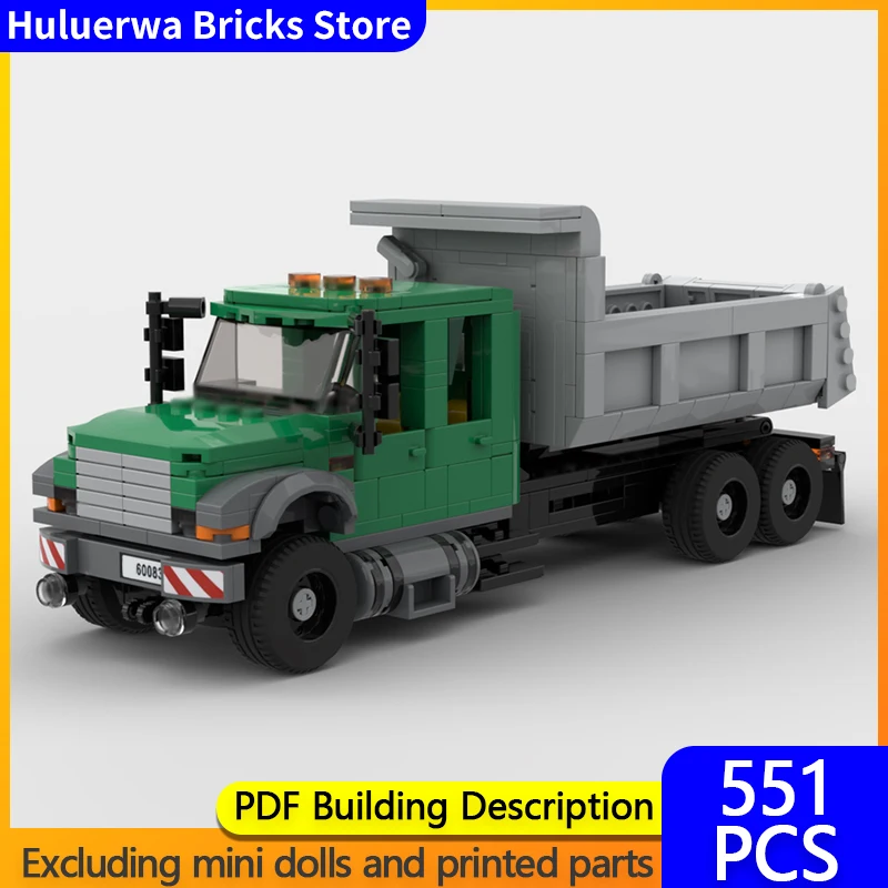 

Speed Racing Car Model MOC Building Bricks Transportation Dump Truck Modular Technology Children Holiday Gifts Assemble Toy Suit
