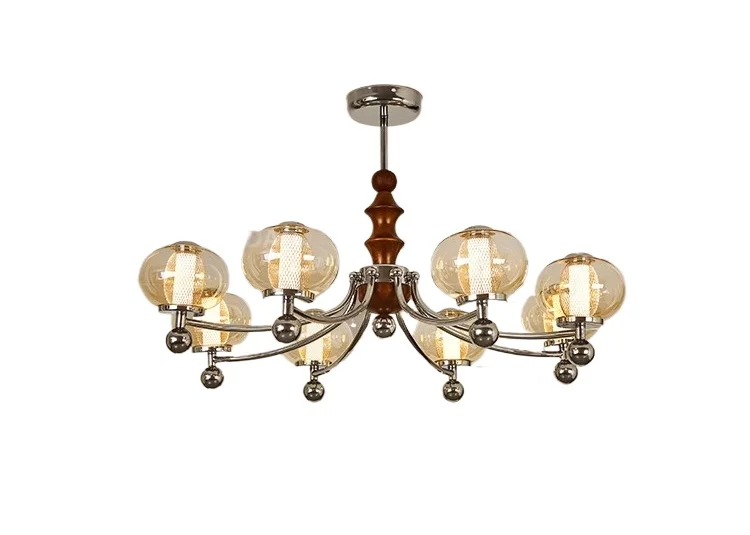 

Living room light new French retro hall light high-end bedroom chandelier