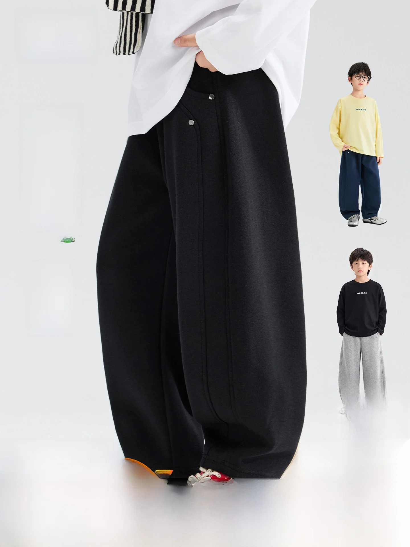 Loose Fit Boys Pants Korean Style Knife  Banana Pants Casual Trousers for Children Autumn Season Fashionable Kids Clothing