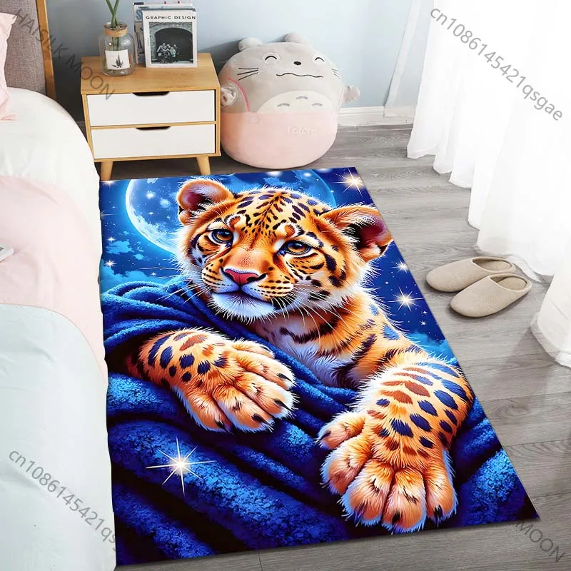 1PC Cub in Starry Night Carpet for Living Room Bedroom Sofa Home Decor Rus Non-slip Floor Mat Luxury Gift Multiple sizes