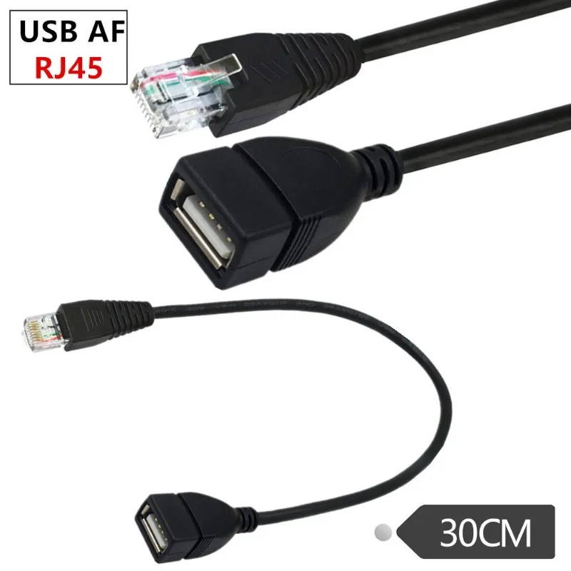 RJ45 Male To Usb Af… - image