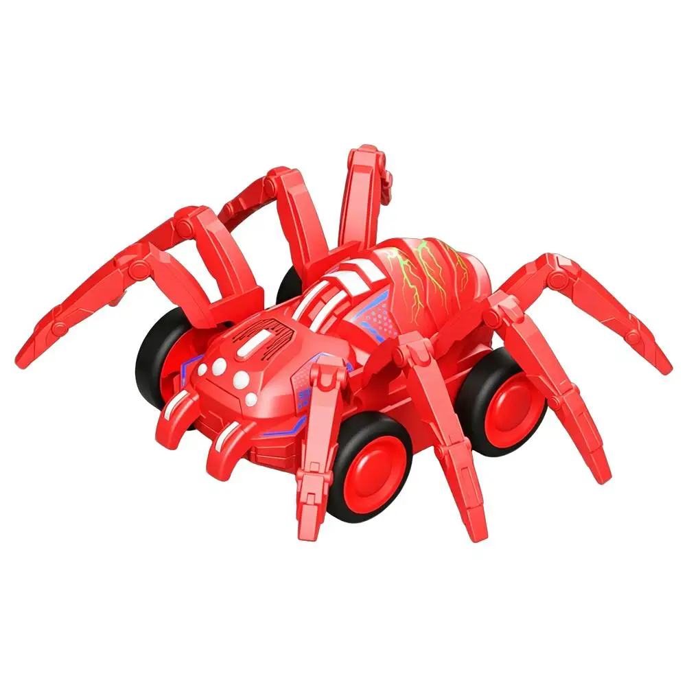 Spinnen-Auto Kinderspielzeug Trägheits-Kletterfahrzeug Stunt-Tiermodell Kletterauto Spielzeug für Jungen Mädchen Geburtstagsgeschenk ﻿