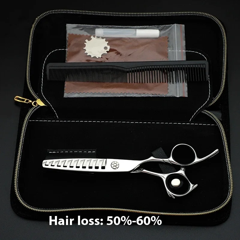 

미용가위 전문가용 6-Inch VG10 Hair Scissors barber tijeras barbero Professional Fishbone cutting Thinning Hairdressing Scissors