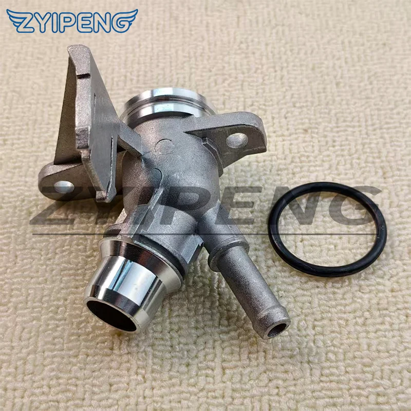 06H121132H Aluminum Water Connection Bushing Three-way conne For VW Amarok Campmob Multivan Audi A4 A5 A6 Q5 1.8/2.0 06H121132E