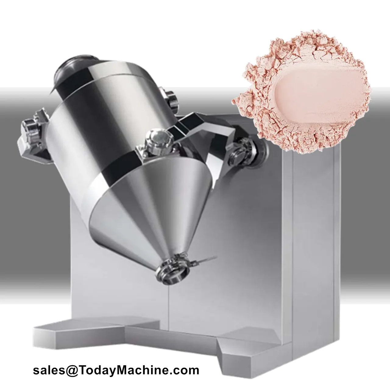 Dry Chemical Sugar Curry Cosmetic Powder Swing Mixing Machine